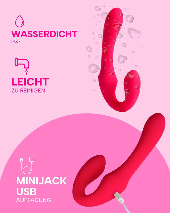 MySecretCase Pegaso Doppelvibrator ohne Gurt