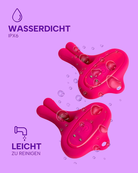MySecretCase Poppe Pop vibrierende Brustwarzenklemmen