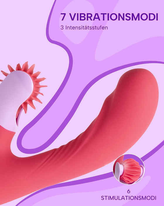MySecretCase Rabbit-Vibrator mit Zungenstimulation