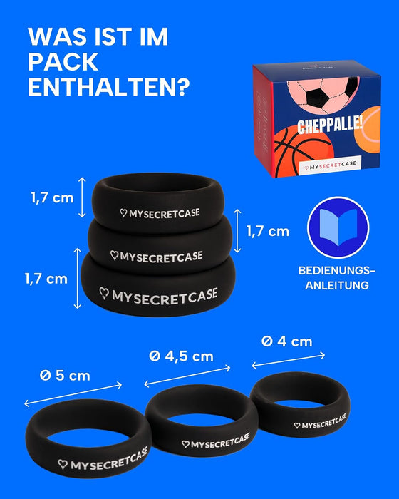 MySecretCase Silikon-Penisringe