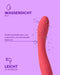 MySecretCase beheizbarer G-Punkt-Vibrator 22 cm