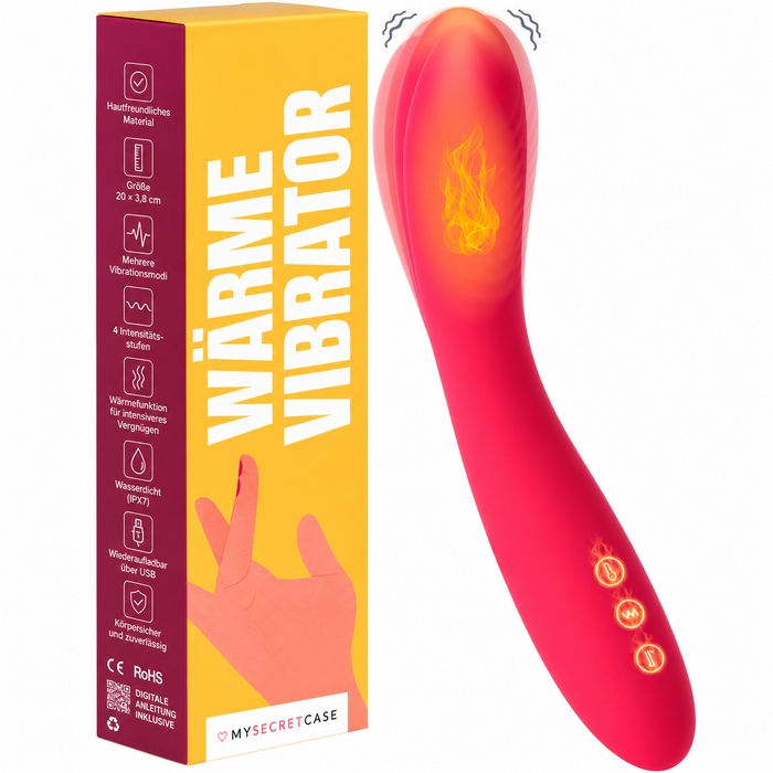 MySecretCase beheizbarer G-Punkt-Vibrator 22 cm