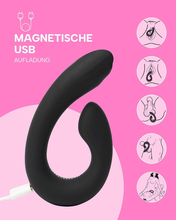MySecretCase flexibler Doppelvibrator 9 Modi
