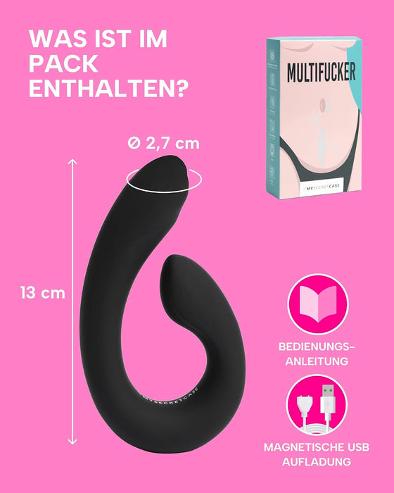 MySecretCase flexibler Doppelvibrator 9 Modi