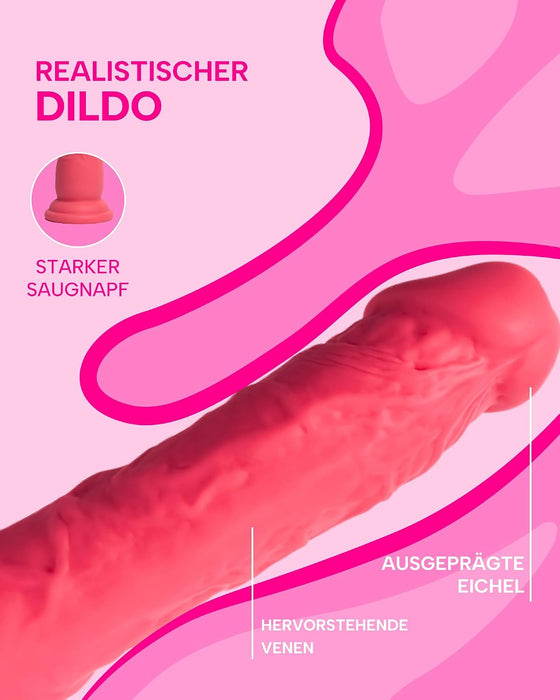MySecretCase realistischer Saugnapf-Dildo 13 cm