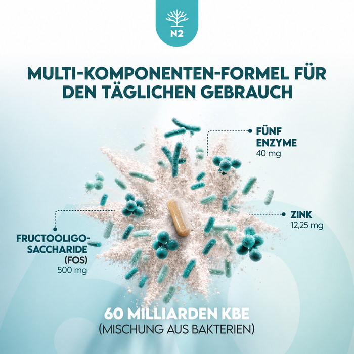 N2 Natural Nutrition Probiodigest Kulturen- und Enzymkomplex