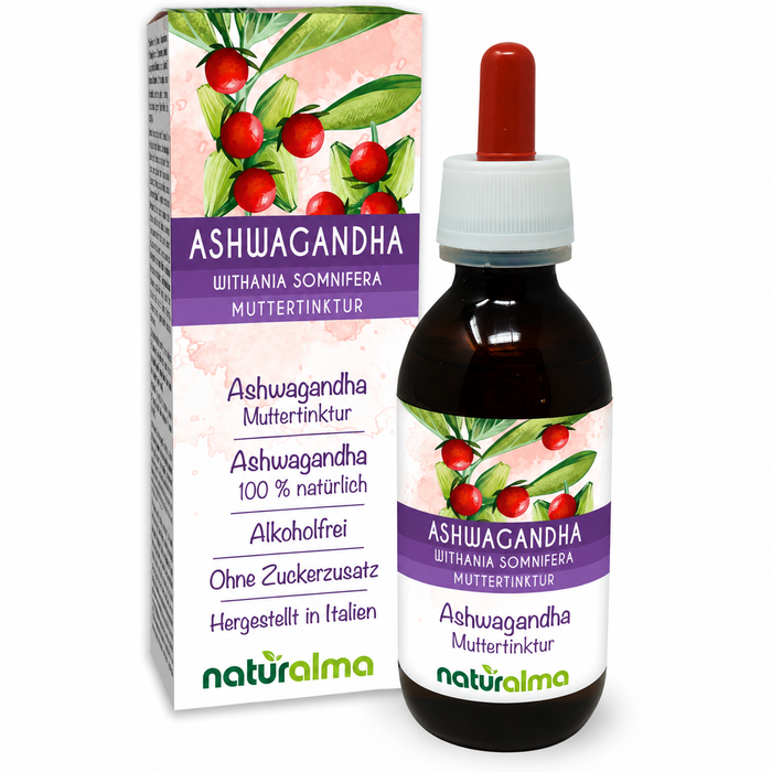 Naturalma Ashwagandha (Withania somnifera) alkoholfreie Tropfen
