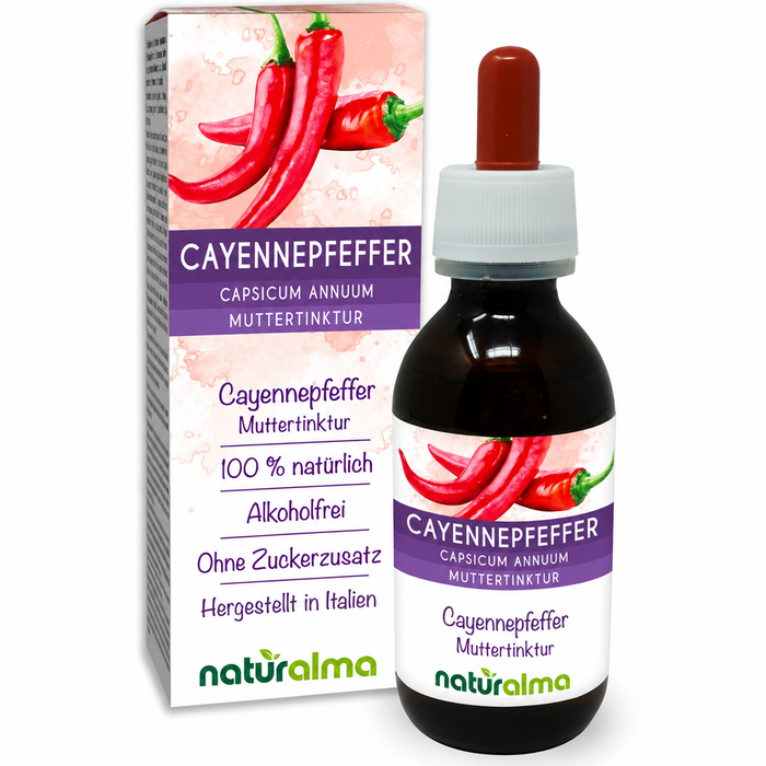 Naturalma Cayennepfeffer (Capsicum annuum) alkoholfreie Tropfen