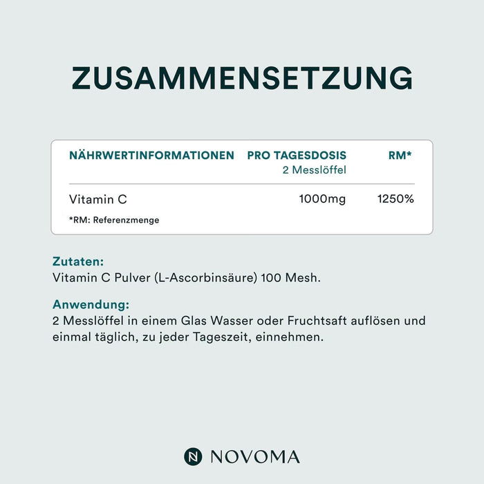 Novoma Vitamin-C-Pulver