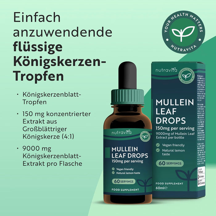 Nutravita Königskerzenblatt-Tropfen Zitrone