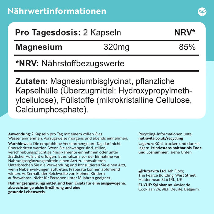 Nutravita Magnesiumbisglycinat