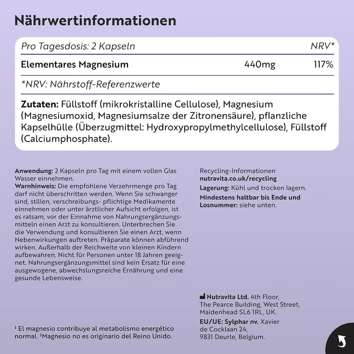 Nutravita Magnesiumcitrat