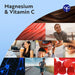 Nutravita Magnesiumcitrat mit Vitamin C, Gummies Beere