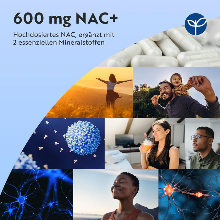 Nutravita NAC+ 600 mg mit Zink und Selen