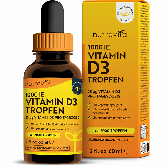 Nutravita Vitamin D3 1.000 I.E. pro Tropfen