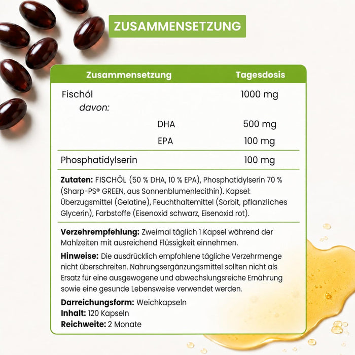Nutribiolite DHA-PS mit Phosphatidylserin