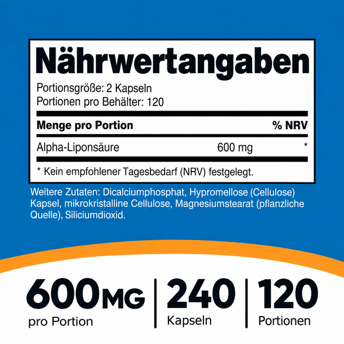 Nutricost Alpha-Liponsäure
