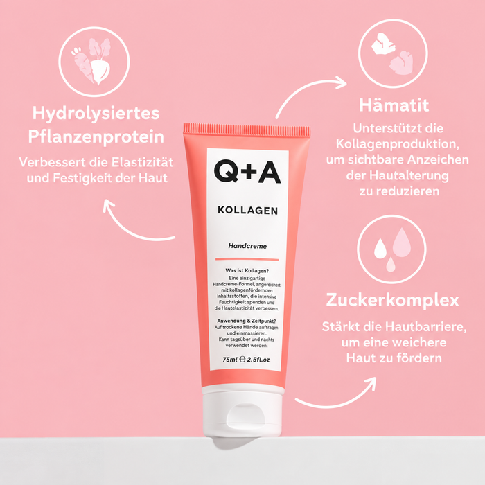 Q+A Collagen-Handcreme