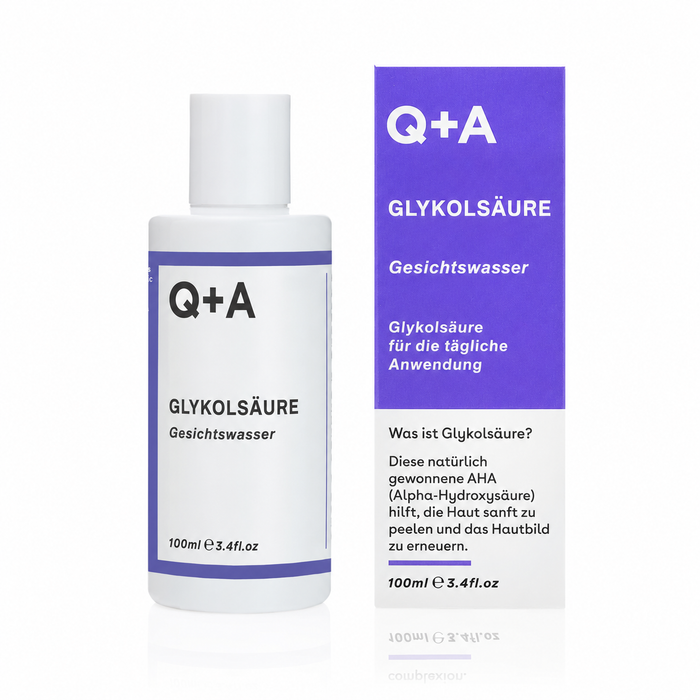 Q+A Glykolsäure-Gesichtswasser