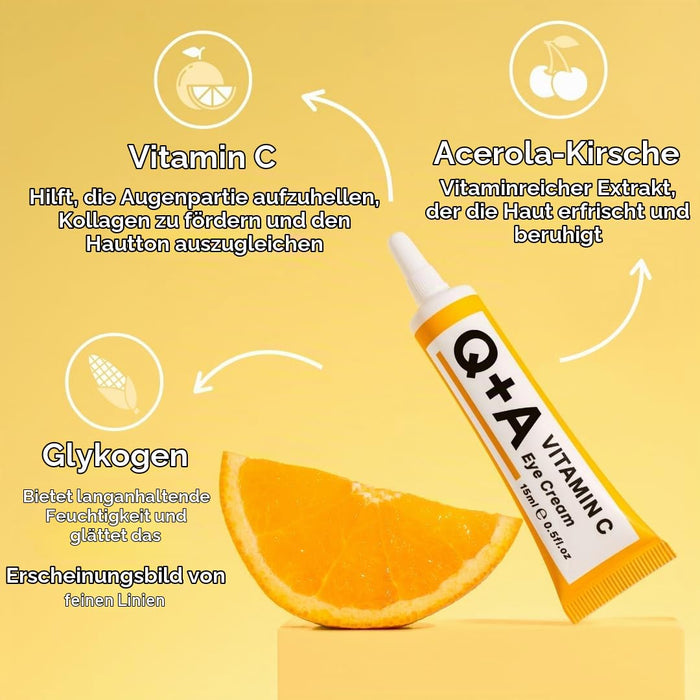 Q+A Vitamin-C-Augencreme
