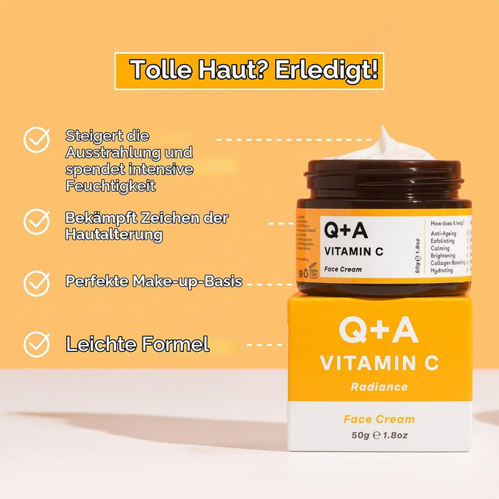 Q+A Vitamin-C-Gesichtscreme