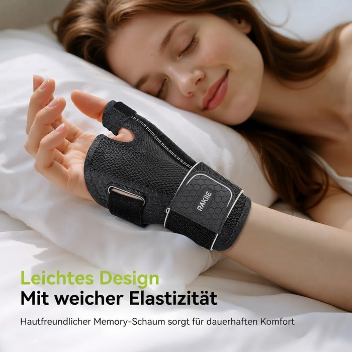 Rakiie kombinierte Handgelenk- und Daumenbandage links S/M grau