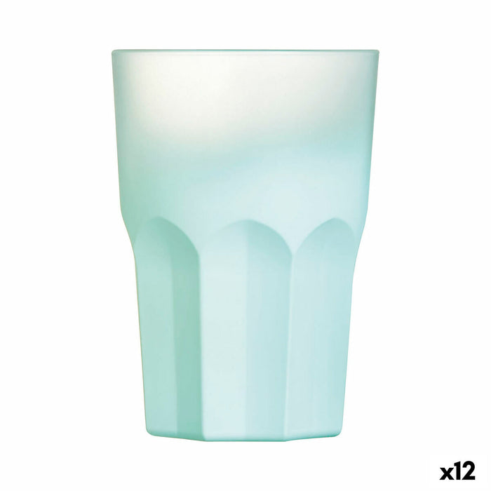 Trinkglas Luminarc Summer Pop türkis Glas 12 Stück 400 ml