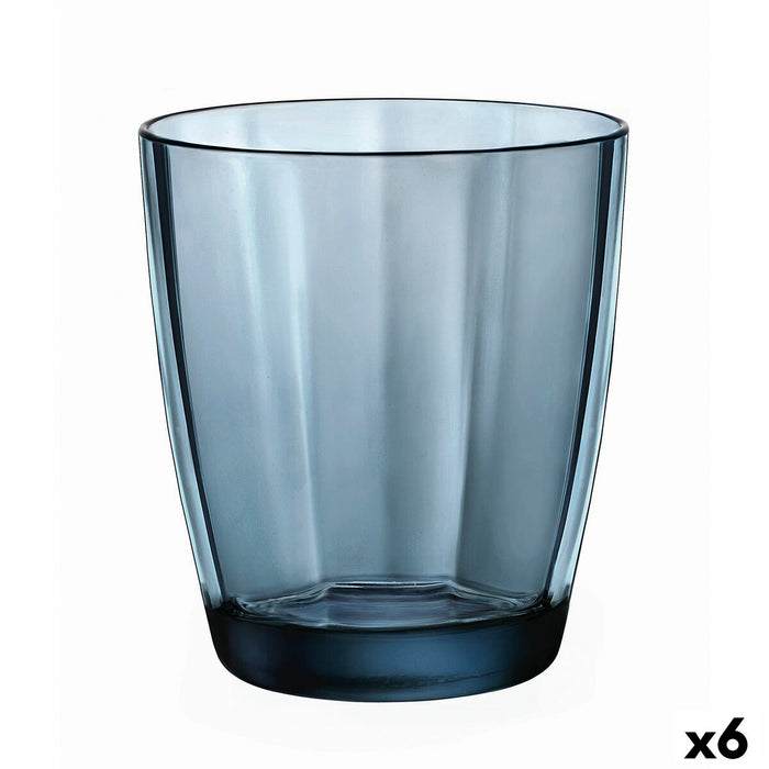 Becher Bormioli Rocco Pulsar Blau Glas (6 Stück) (305 ml)