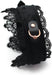 SMspade Spitzenhalsband mit abnehmbarer Leine BLKCOL02 Schwarz