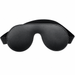 SMspade gepolsterte Leder-Augenbinde BK-10097 Schwarz