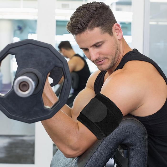SupreGear Oberarm-Kompressionsbandage mit Polster, S/M, schwarz
