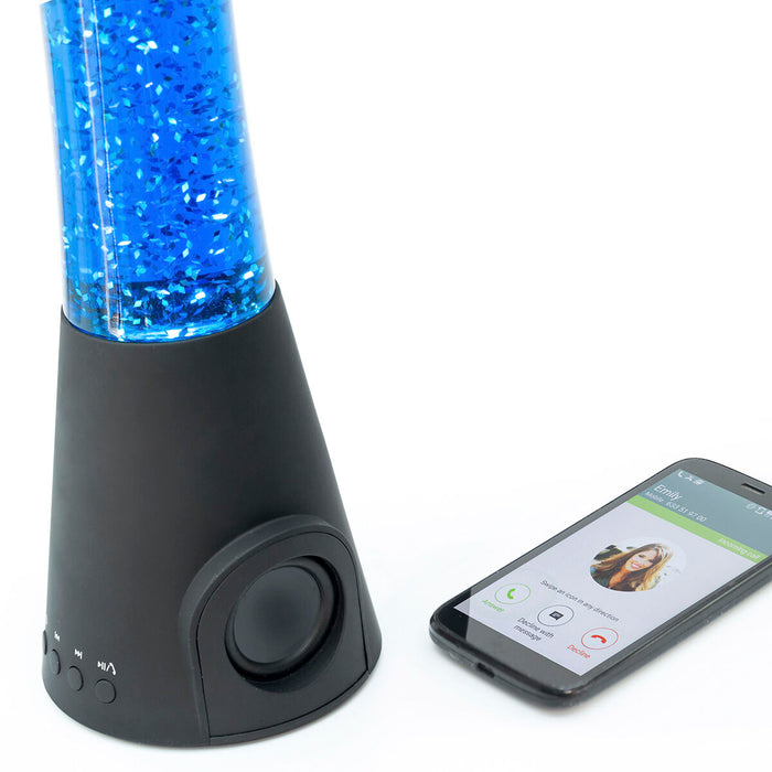 InnovaGoods Lavalampe mit Bluetooth Lautsprecher 30W und Mikrofon