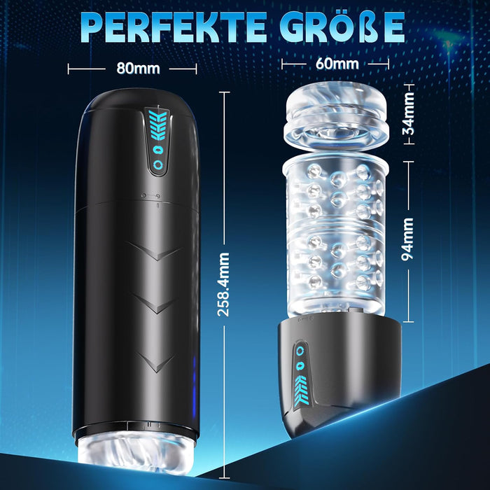 VIJISA AI-Sync Masturbator mit Saug- und Rotationsfunktion