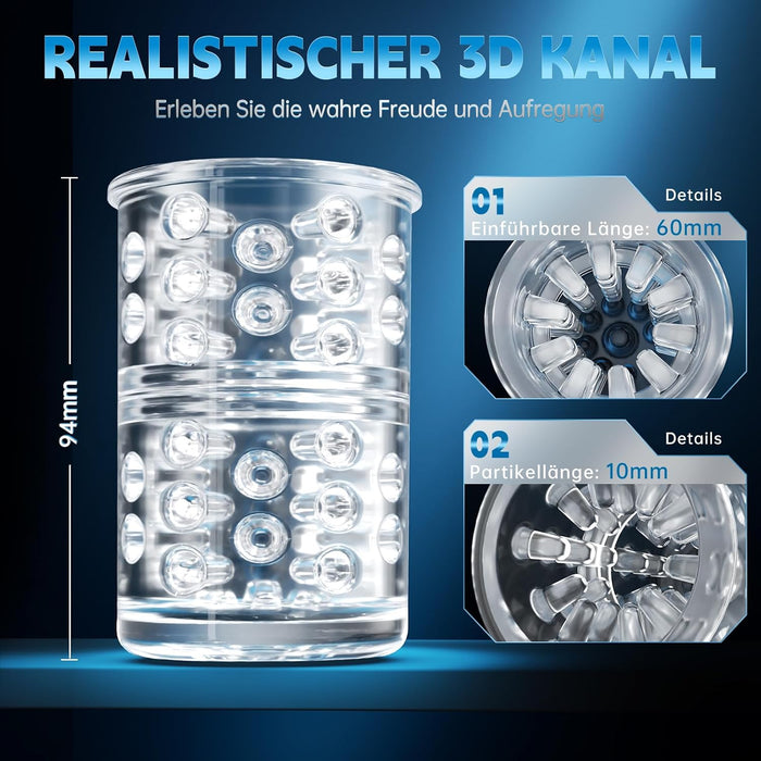VIJISA AI-Sync Masturbator mit Saug- und Rotationsfunktion