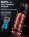 VIJISA transparenter Masturbator mit sieben Saug- und Vibrationsmodi