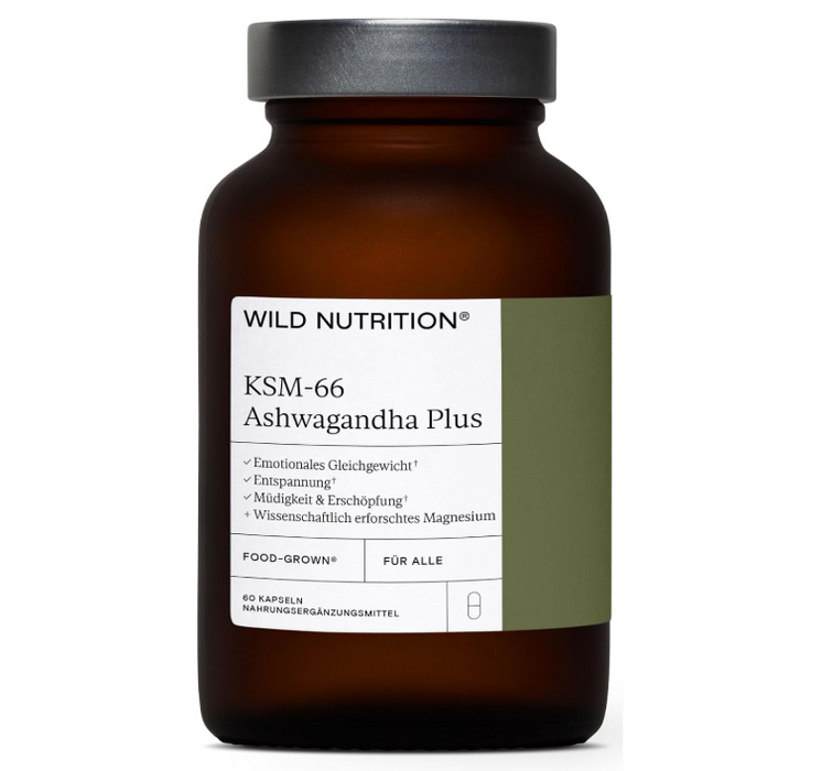 Wild Nutrition Food-Grown Ashwagandha KSM-66 Plus