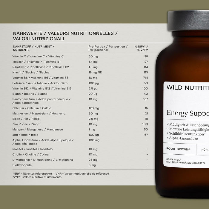 Wild Nutrition Food-Grown Energy Support
