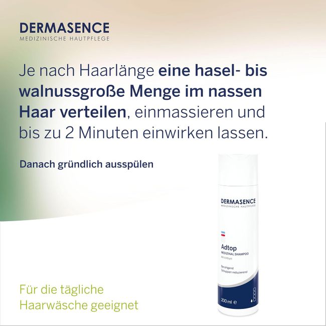 DERMASENCE Adtop Medizinal Shampoo  Anti-Schuppen