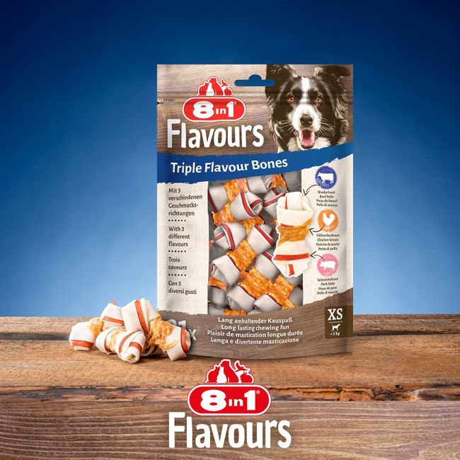8in1 Triple Flavour Knochen XS