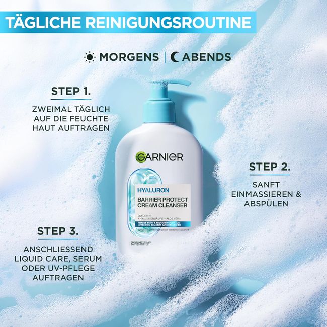 Garnier Hyaluron Barrier Protect Cream Cleanser