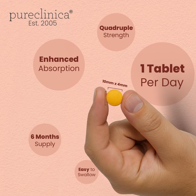 pureclinica Kurkuma Gelbwurz Tabletten
