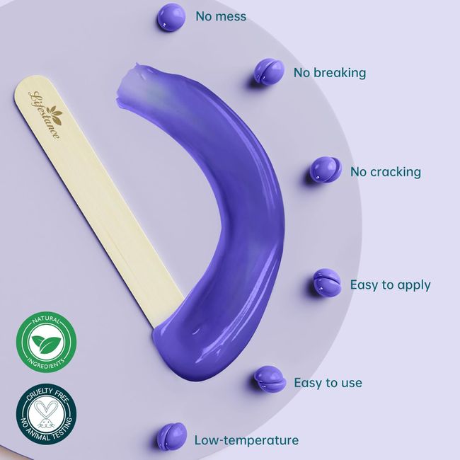 Lifestance Waxing Perlen Wachsperlen Lavendel