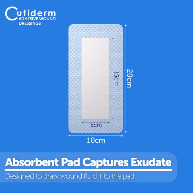 Cutiderm Wundverband Selbstklebend 10 x 20 cm