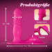 YAWNSHE Aufsitz Dildo Vibration für Frauen mit Stoßfunktion