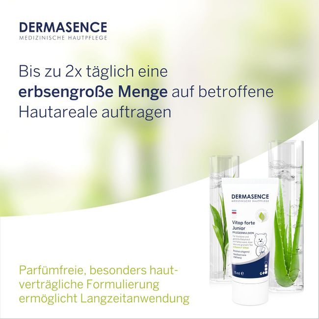 DERMASENCE Vitop forte Junior Pflegeemulsion