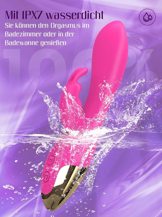HIVEFUN Diloschwanz G Punkt Vibrator rosarot