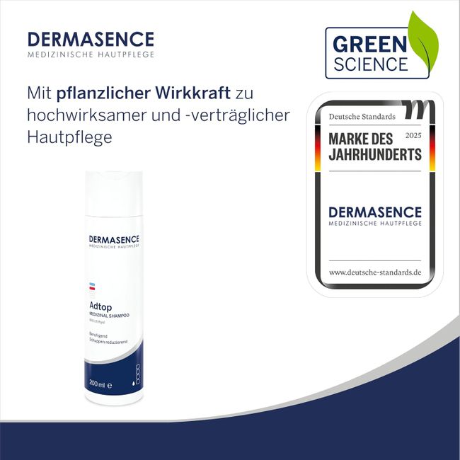 DERMASENCE Adtop Medizinal Shampoo  Anti-Schuppen