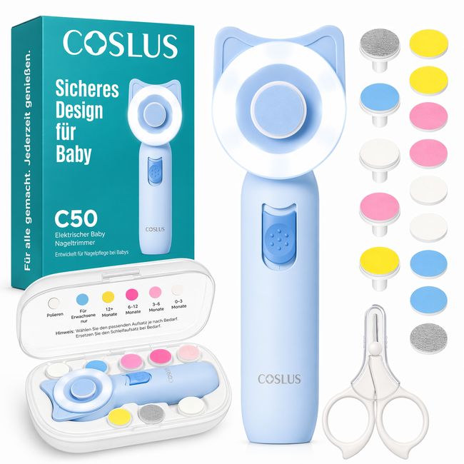 COSLUS  Baby Maniküre und Pediküre Blau