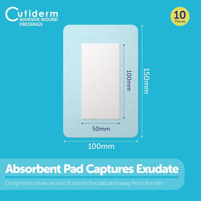 Cutiderm Wundverband Selbstklebend 10 x 15 cm