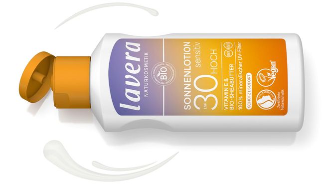 lavera Sonnenlotion Sensitiv LSF 30 - Sonnencreme